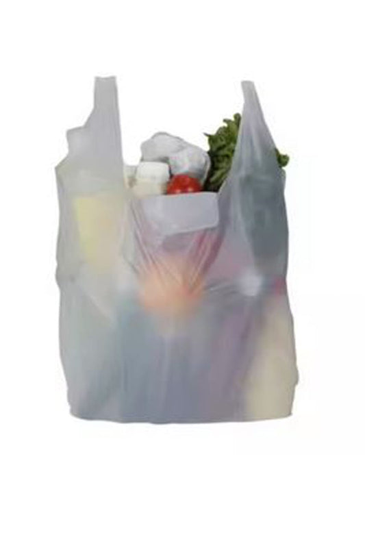 Manufacturing plastic bags for grocery bags